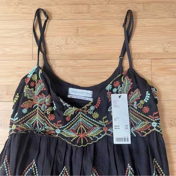 Urban Outfitters Jamie Embroidered Babydoll Dress - Picture 5 of 14